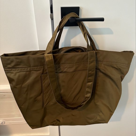 NWT Madewell (Re)sourced Weekend Bag - green / spinach - Picture 3 of 4
